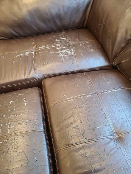 Photo of free Leather sectional storage ottoman (Adair village) #3