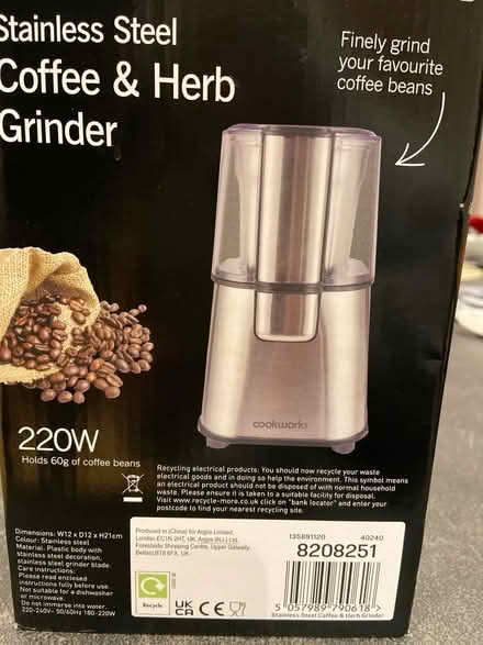 Photo of free Cookworks Coffee & Herb Grinder (Chislehurst) #2