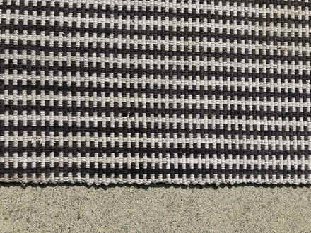 Photo of free Outdoor checkered rug 35x68” (Northeast Morgan Hill) #2