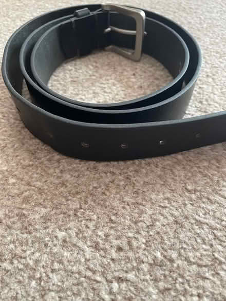 Photo of free XXL Black Leather Belt (Cambridge CB4) #2