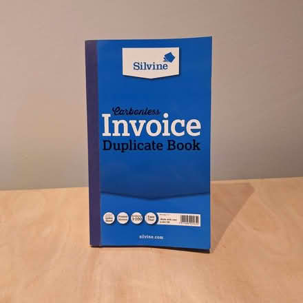 Photo of free NEW Unused carbon duplicate invoice book (Liss Forest GU33) #1