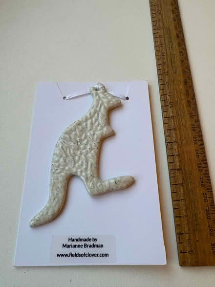 Photo of free White ceramic kangaroo ornament (Greenwich SE3) #1