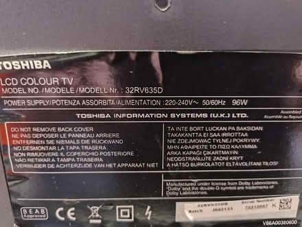 Photo of free HDTV 32" Toshiba Regza (Newfoundpool LE3) #2