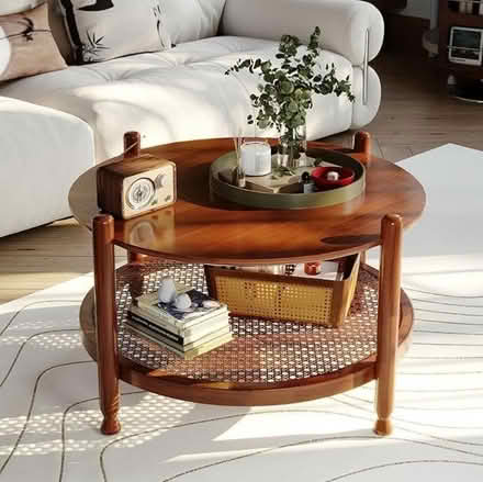 Photo of furniture, round table with chairs, bookshelf (Shepherds Bush W12) #3