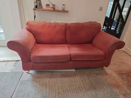 Photo of free Two seater sofa and armchair (Castle Camps CB21) #1