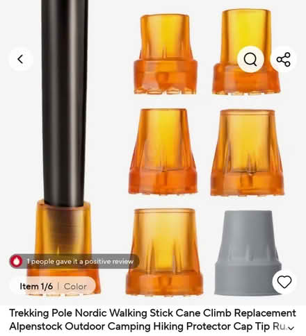 Photo of free Walking stick tip (GL1) #1
