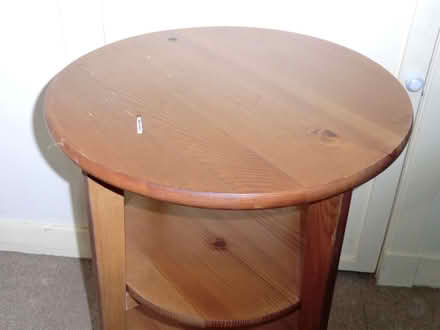Photo of free Circular Table With Shelves (AB10) #2