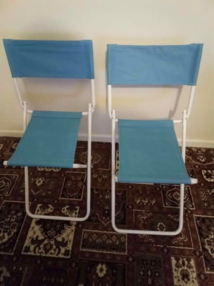 Photo of free Pair of folding picnic chairs (Brickhill MK41) #1