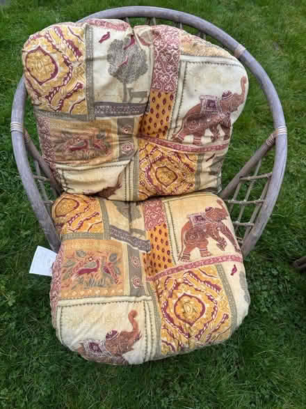 Photo of free wicker garden chairs (Leicester forest east) #2