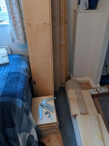 Photo of free IKEA Billy Bookcase Corner Combination (Willen MK15) #3