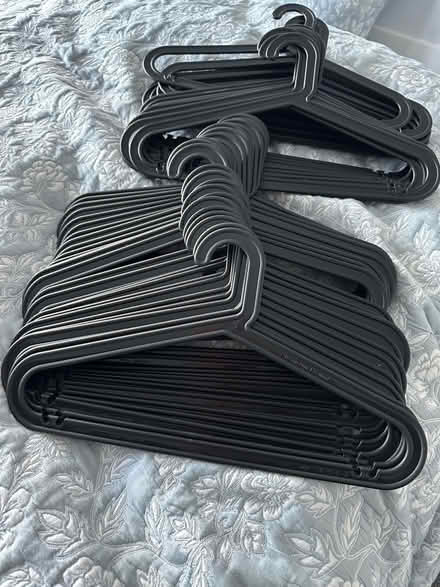 Photo of free Black plastic hangers (Elmers End BR3) #1