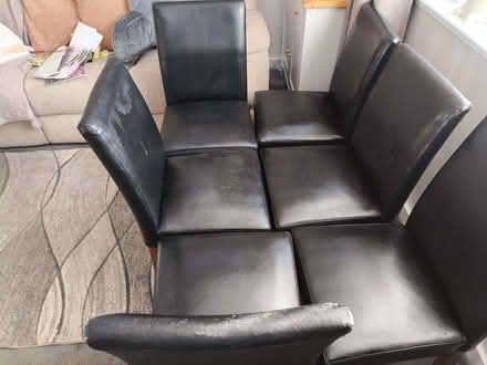 Photo of free SIX Dinning chairs (Woodley RG5) #2