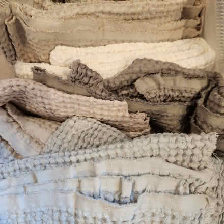 Photo of free Linen Cotton Blend Fabric (Sterling) #2