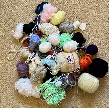 Photo of free Carrier bag of end of rolls of wool and cotton. (Ifton Heath SY11) #1