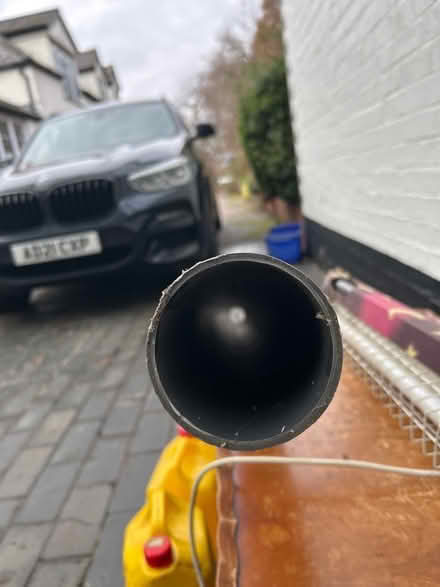 Photo of free Pressure pipe, grey, 3.5 inch outside diameter (Haldens AL6) #2