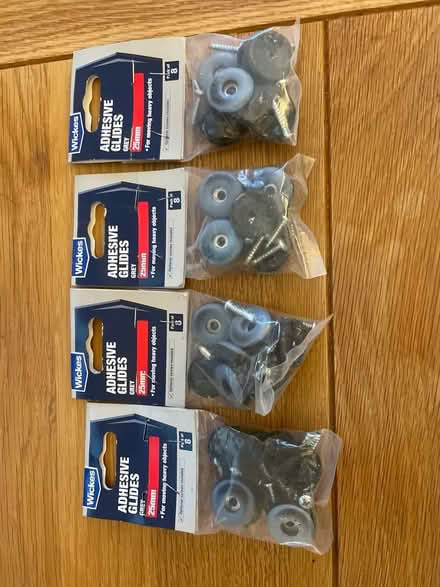 Photo of free 25mm Adhesive Glides (Used) (Nunnery Wood WR5) #1