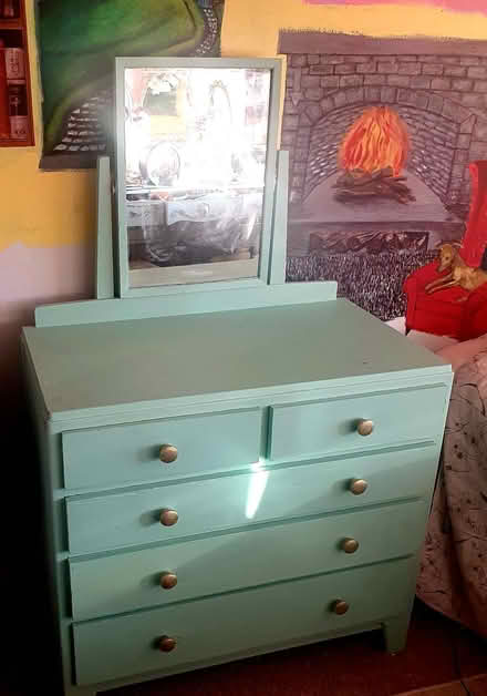 Photo of free Dressing table with mirror (Stonehouse GL10) #2