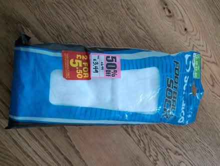 Photo of free White football socks (RH16) #1