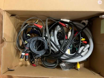 Photo of free Box of AV cables (BS16) #1