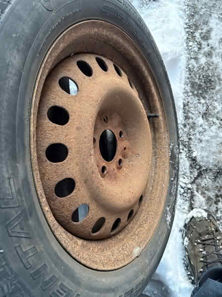 Photo of free 215/55R17 winter tires & wheels (Browns Line/Lakeshore) #4