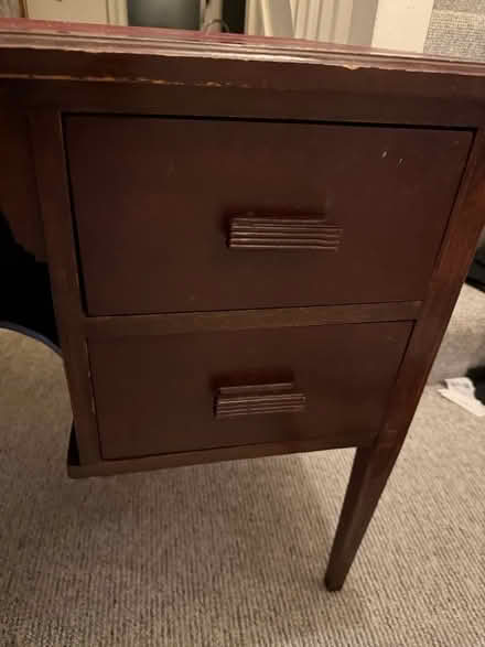 Photo of free Large Antique wooden office desk (Letchworth) #3