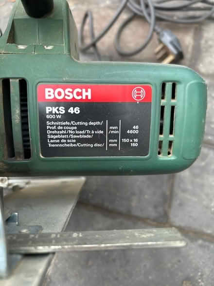 Photo of free Used Bosch power saw. 150mm blade (Haldens AL6) #3
