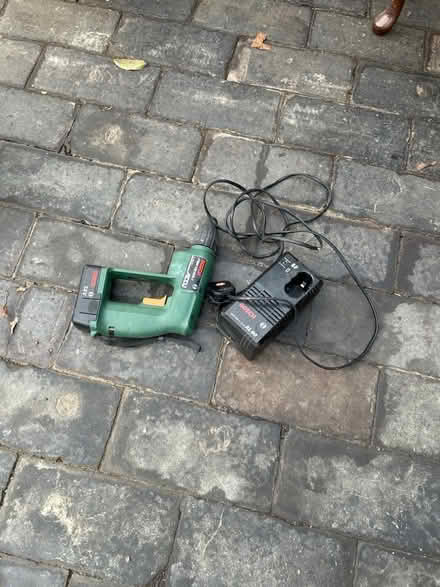 Photo of free Small Bosch drill with battery and charger (Haldens AL6) #1