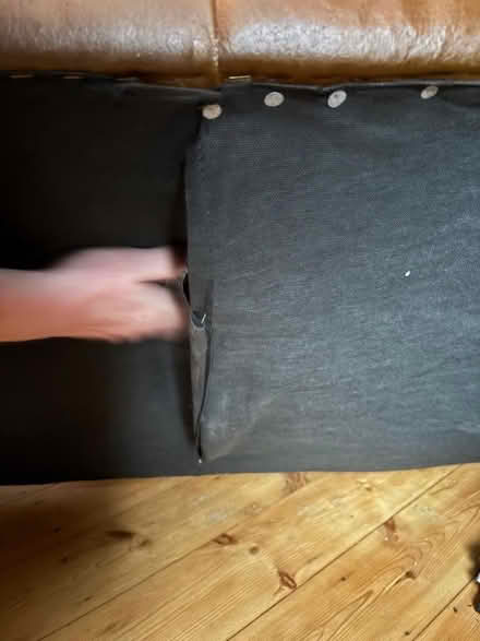 Photo of free Used Argos Home Salisbury Leather 2 Seater Sofa (Addlestone KT15) #3