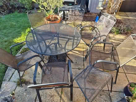 Photo of free Garden dining table & 6 chairs (Creekmoor BH17) #1