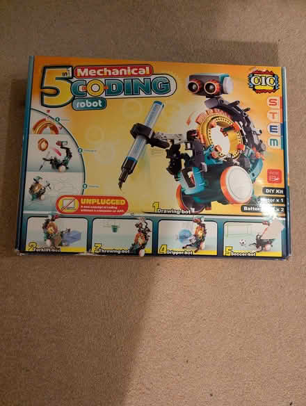 Photo of free 5 in 1 mechanical coding robot toy (Whoberley CV5) #1