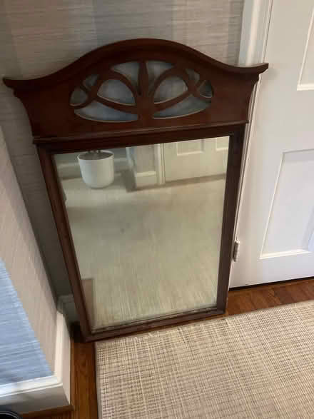 Photo of free Mirror in solid wood frame (Chevy Chase, md) #1