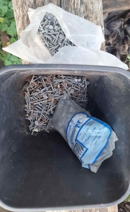 Photo of free Galvanised Clout nails (Uckfield, Ringles Cross TN22) #1