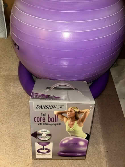 Photo of free Exercise ball and stabilizer (Near Nashua airport) #1