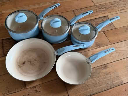 Photo of free Tower pots and pans. Aluminium ceramic non-stick (Hampden Park BN22) #2