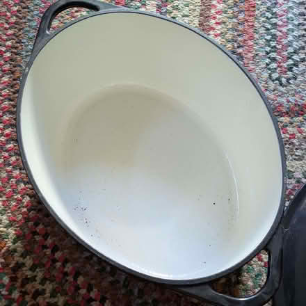 Photo of free Black cast iron enamel casserole dish (Kessingland NR33) #2
