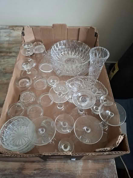 Photo of free Box of assorted glassware (New Marston OX3) #1