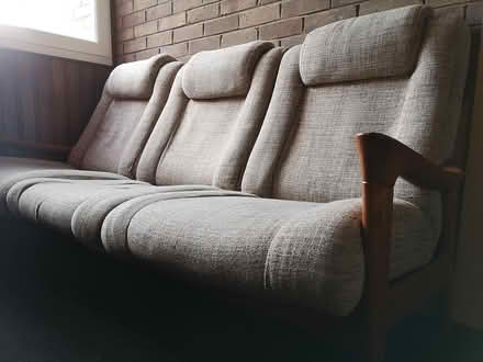 Photo of free Mid-century 3-seater sofa (Pollokshields G41) #1