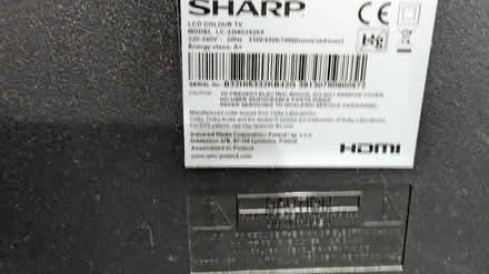 Photo of free 28" LCD Sharp Aquos flat screen TV (BT48) #4