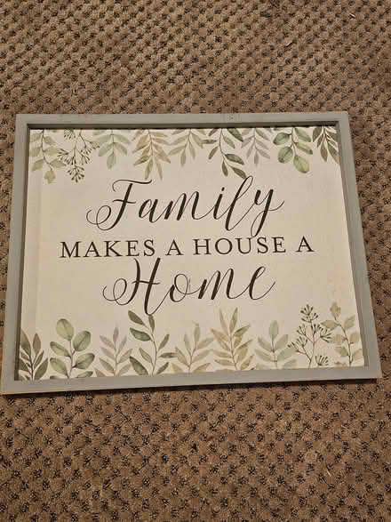 Photo of free Framed Family wall hanging (Raritan Township/Ringoes) #1