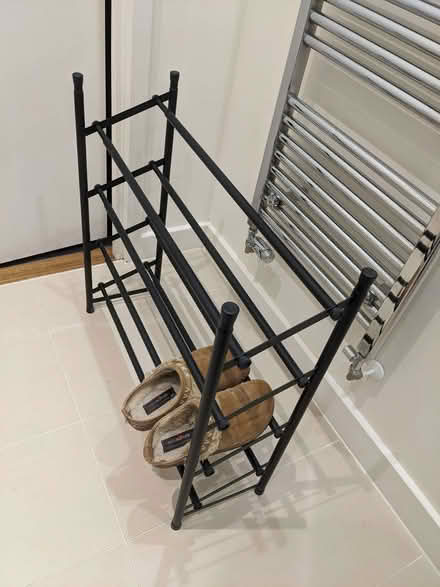 Photo of free shoe rack metal (Hobson's Monument CB2) #1
