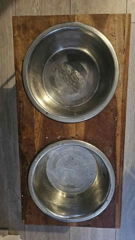 Photo of free Elevated dog bowls (CH42) #1
