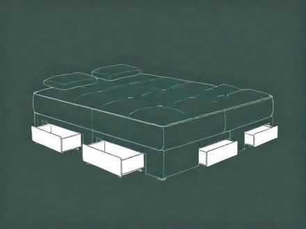 Photo of 4ft 6“/double Ottoman bed (Penrith CA11) #1