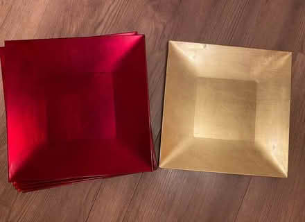 Photo of free Red and Gold Plate Chargers (Pennsylvania EX4) #1