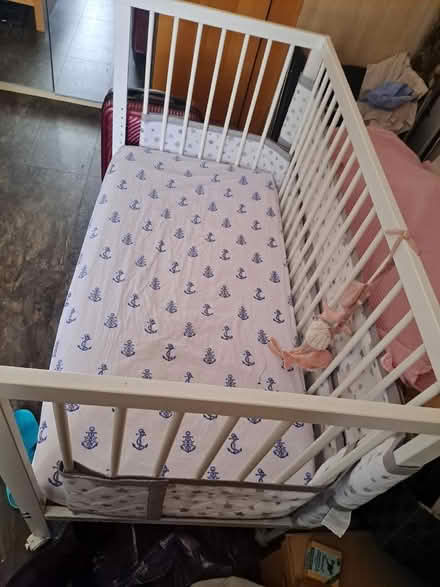 Photo of free White cot - toddler bed (Chiswick W4) #2