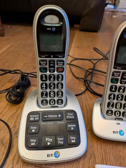 Photo of free BT 4500 Big Button Cordless Phone with answer machine (Two Dales DE4) #2