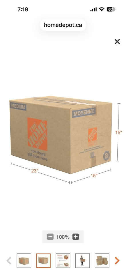 Photo of Boxes: banker, photocopy, moving (L5L 5P5) #3