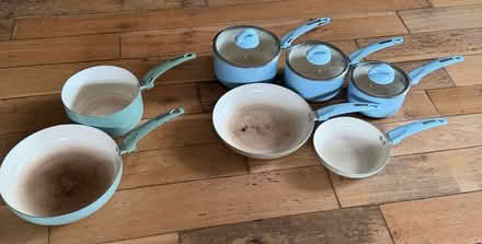 Photo of free Tower pots and pans. Aluminium ceramic non-stick (Hampden Park BN22) #1
