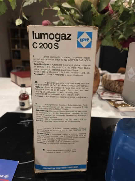 Photo of free Lumogaz camping gas lamp (Frimley) #3