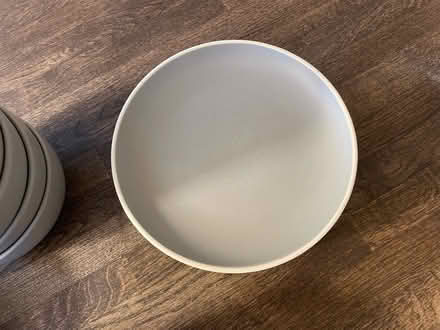 Photo of free Grey and white dinner set (Horsforth LS18) #3