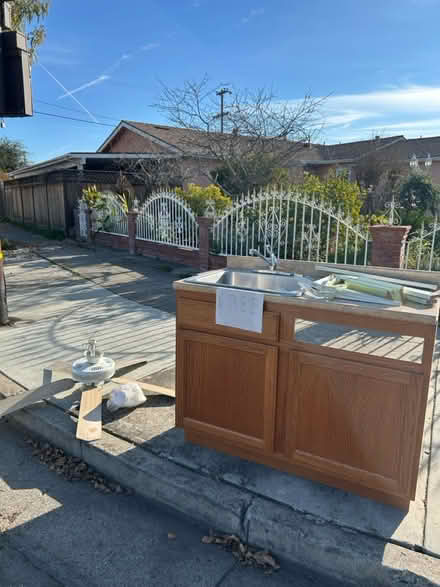Photo of free kitchen cabinet + ceiling fan (East side San jose) #1